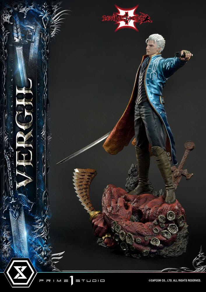 Devil May Cry 3 Ultimate Premium Masterline Series Statue 1/4 Vergil Deluxe Bonus Version 69 cm - Damaged packaging