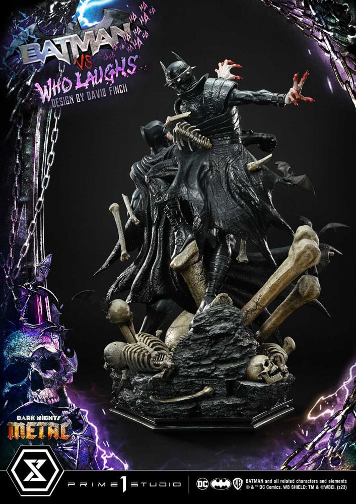 Dark Nights: Metal Ultimate Premium Masterline Series Statue 1/4 Batman VS Batman Who Laughs 67 cm