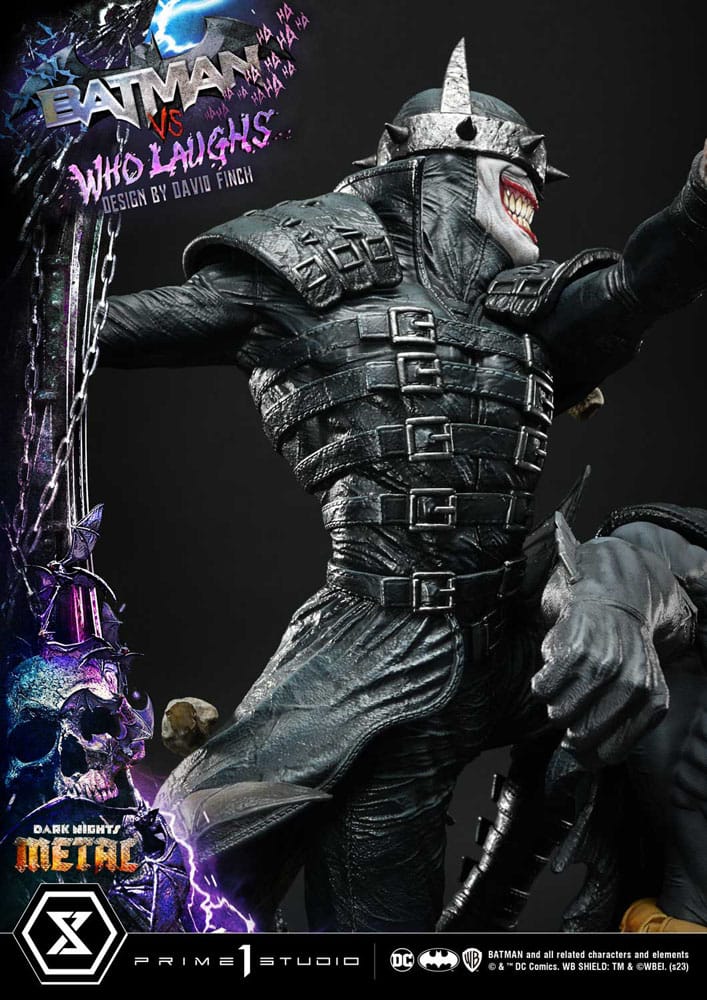 Dark Nights: Metal Ultimate Premium Masterline Series Statue 1/4 Batman VS Batman Who Laughs 67 cm