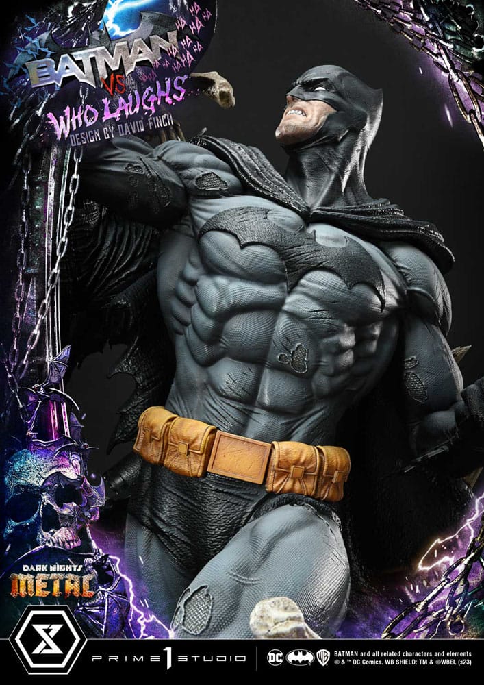 Dark Nights: Metal Ultimate Premium Masterline Series Statue 1/4 Batman VS Batman Who Laughs Deluxe Version 67 cm