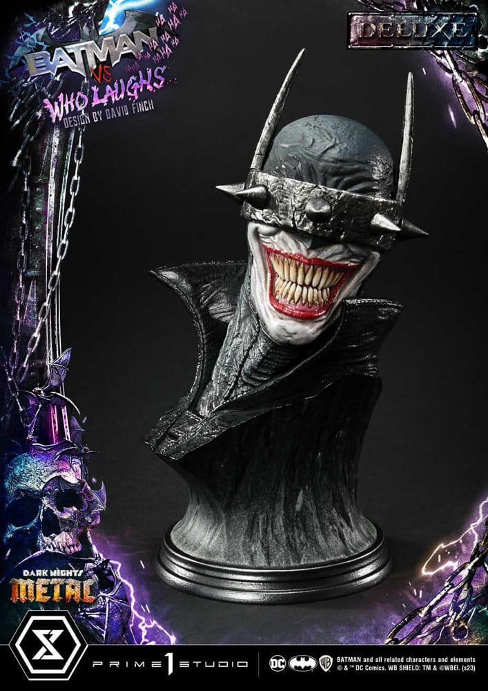 Dark Nights: Metal Ultimate Premium Masterline Series Statue 1/4 Batman VS Batman Who Laughs Deluxe Version 67 cm