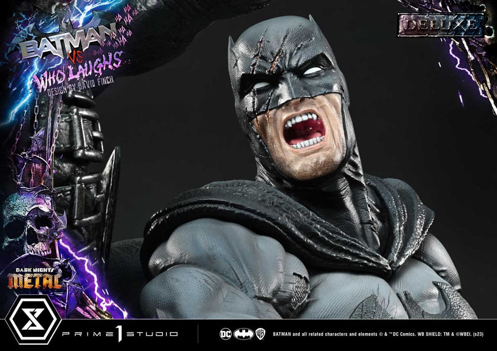 Dark Nights: Metal Ultimate Premium Masterline Series Statue 1/4 Batman VS Batman Who Laughs Deluxe Version 67 cm