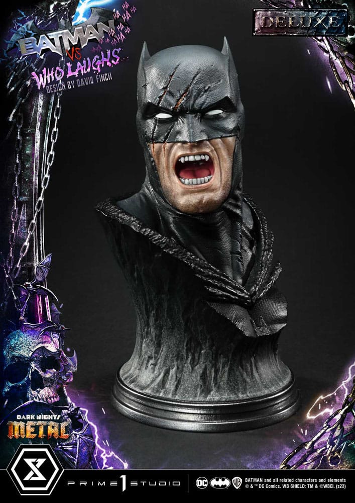 Dark Nights: Metal Ultimate Premium Masterline Series Statue 1/4 Batman VS Batman Who Laughs Deluxe Bonus Version 67 cm