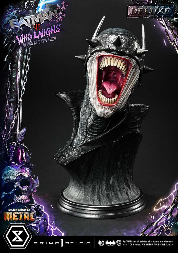 Dark Nights: Metal Ultimate Premium Masterline Series Statue 1/4 Batman VS Batman Who Laughs Deluxe Bonus Version 67 cm