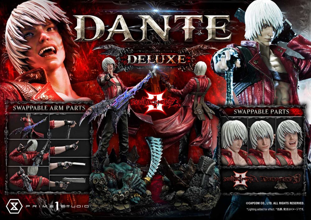 Devil May Cry 3 Ultimate Premium Masterline Series Statue 1/4 Dante Deluxe Version 67 cm