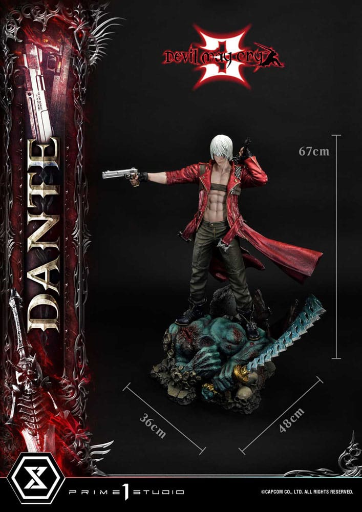 Devil May Cry 3 Ultimate Premium Masterline Series Statue 1/4 Dante Deluxe Version 67 cm