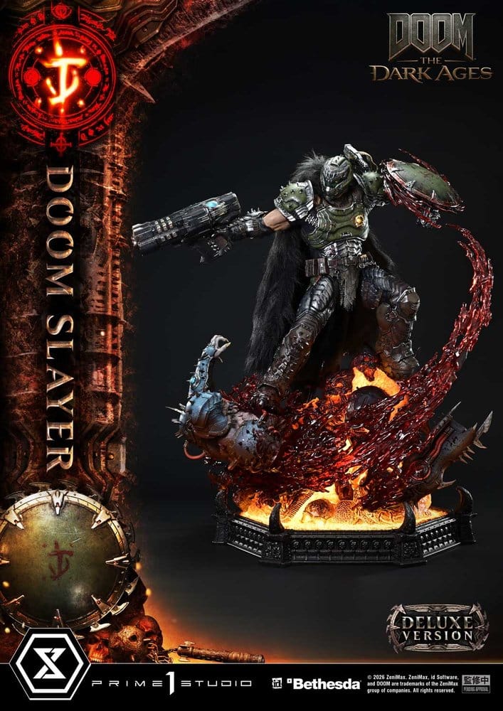 DOOM: The Dark Ages Ultimate Premium Masterline Series Statue 1/4 DOOM Slayer Deluxe Version 77 cm