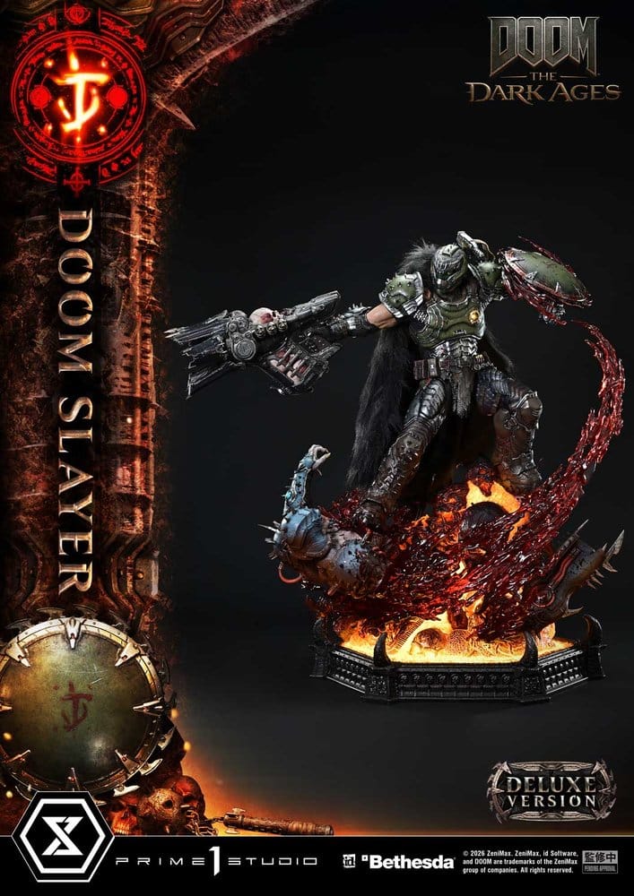 DOOM: The Dark Ages Ultimate Premium Masterline Series Statue 1/4 DOOM Slayer Deluxe Version 77 cm