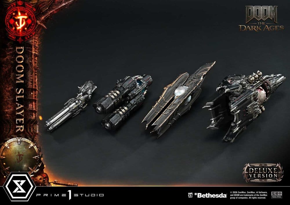 DOOM: The Dark Ages Ultimate Premium Masterline Series Statue 1/4 DOOM Slayer Deluxe Version 77 cm