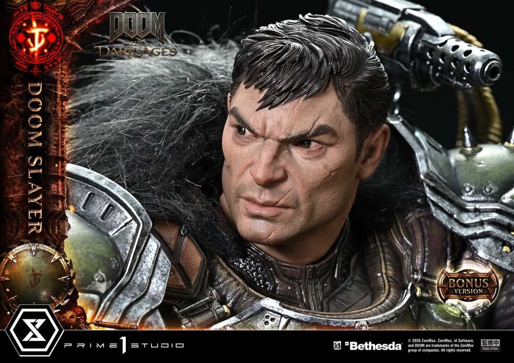 DOOM: The Dark Ages Ultimate Premium Masterline Series Statue 1/4 DOOM Slayer DX Bonus Version 77 cm