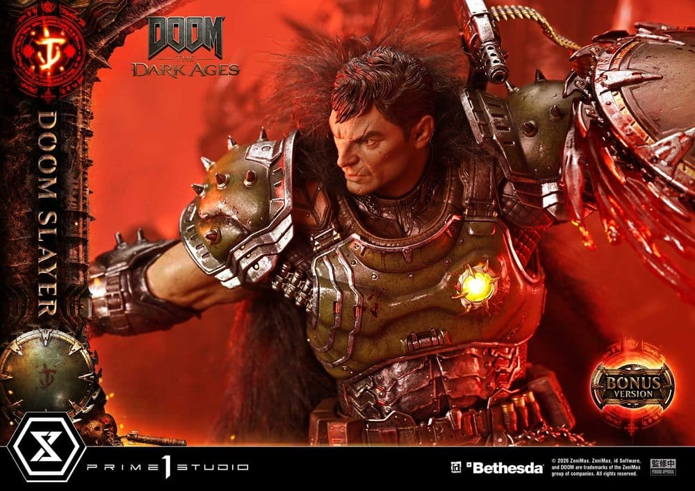 DOOM: The Dark Ages Ultimate Premium Masterline Series Statue 1/4 DOOM Slayer DX Bonus Version 77 cm