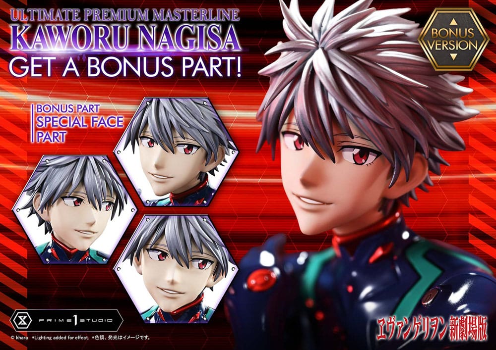 Neon Genesis Evangelion Ultimate Premium Masterline Series Statue 1/4 Kaworu Nagisa Bonus Ver. 47 cm