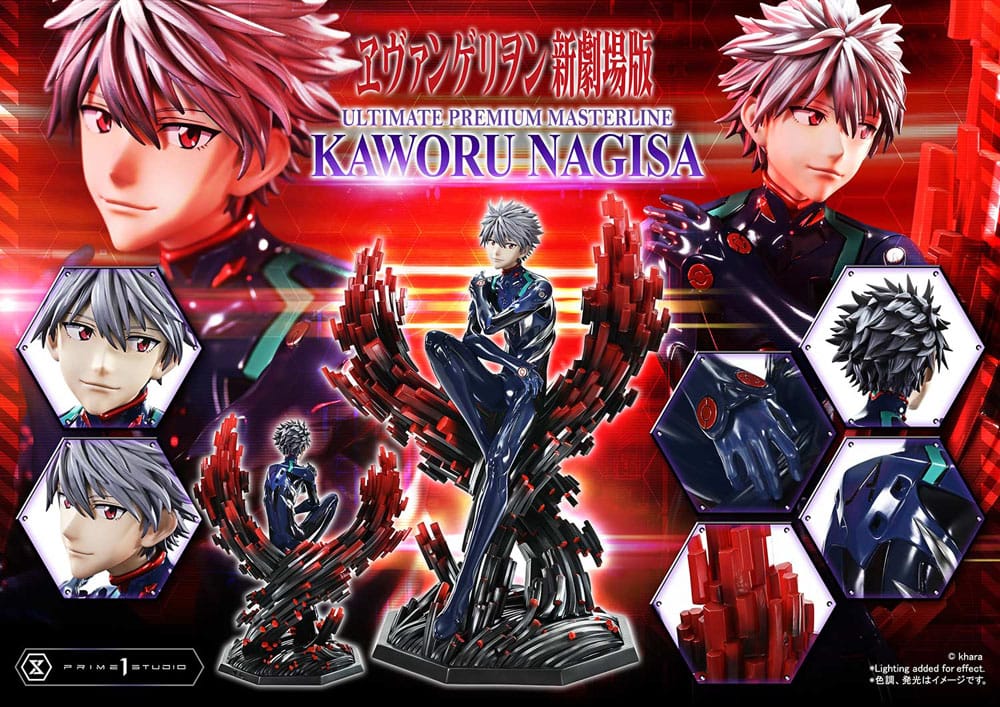 Neon Genesis Evangelion Ultimate Premium Masterline Series Statue 1/4 Kaworu Nagisa Bonus Ver. 47 cm