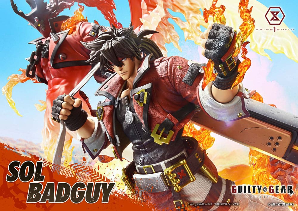 Guilty Gear Strive Ultimate Premium Masterline Series Statue 1/4 Sol Badguy Version 82 cm