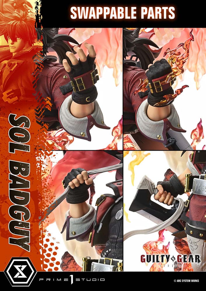 Guilty Gear Strive Ultimate Premium Masterline Series Statue 1/4 Sol Badguy Version 82 cm