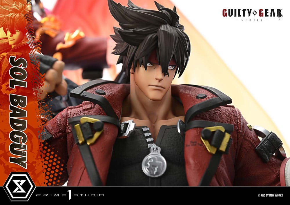 Guilty Gear Strive Ultimate Premium Masterline Series Statue 1/4 Sol Badguy Bonus Version 82 cm