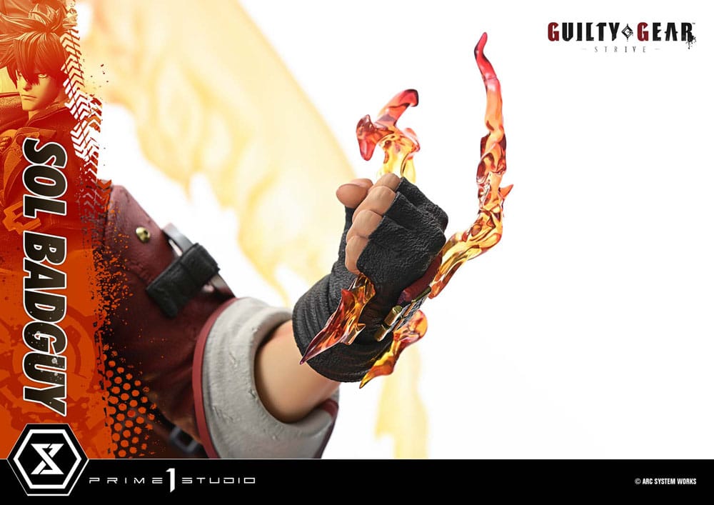 Guilty Gear Strive Ultimate Premium Masterline Series Statue 1/4 Sol Badguy Bonus Version 82 cm