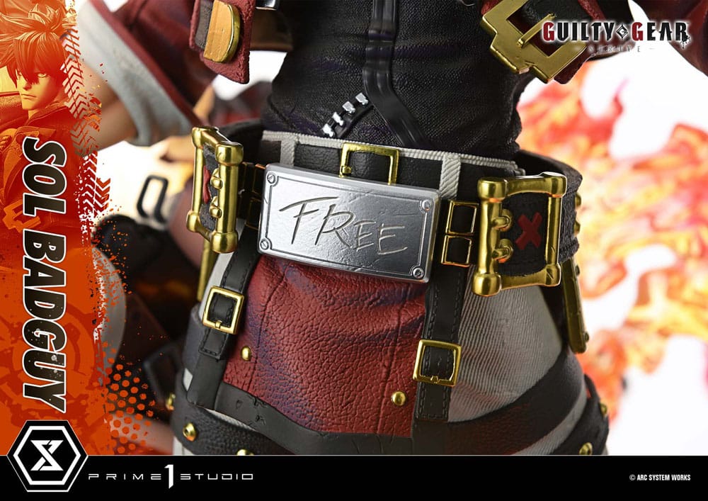 Guilty Gear Strive Ultimate Premium Masterline Series Statue 1/4 Sol Badguy Bonus Version 82 cm