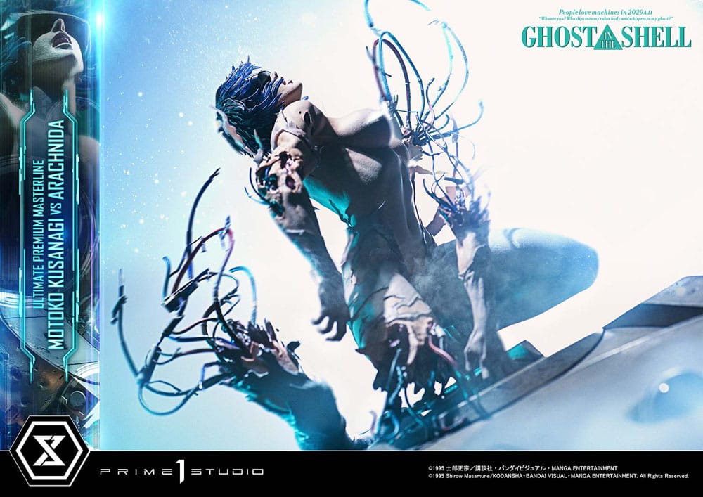 Ghost in the Shell Ultimate Premium Masterline Series Statue 1/4 Motoko Kusanagi vs Arachnida 68 cm