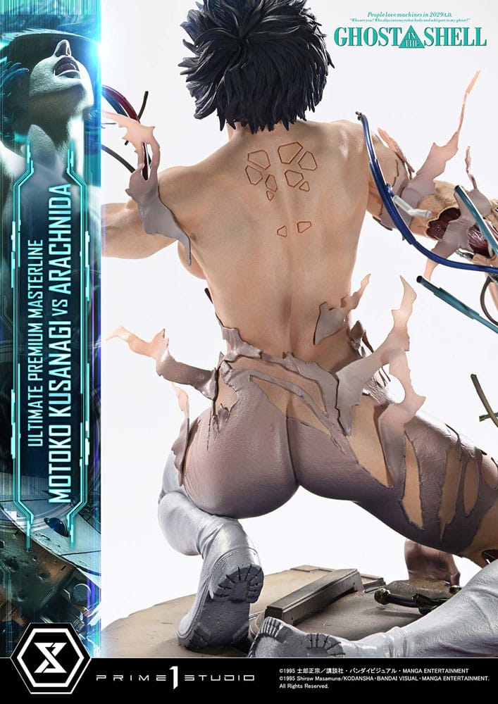 Ghost in the Shell Ultimate Premium Masterline Series Statue 1/4 Motoko Kusanagi vs Arachnida 68 cm