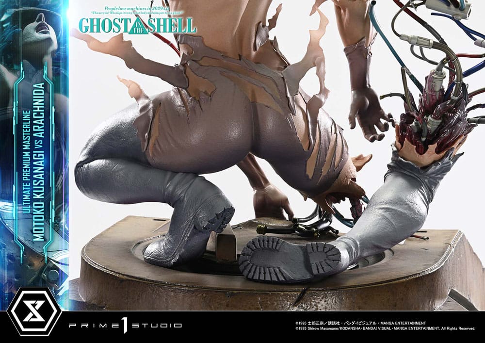 Ghost in the Shell Ultimate Premium Masterline Series Statue 1/4 Motoko Kusanagi vs Arachnida 68 cm