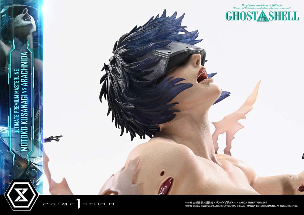 Ghost in the Shell Ultimate Premium Masterline Series Statue 1/4 Motoko Kusanagi vs Arachnida 68 cm