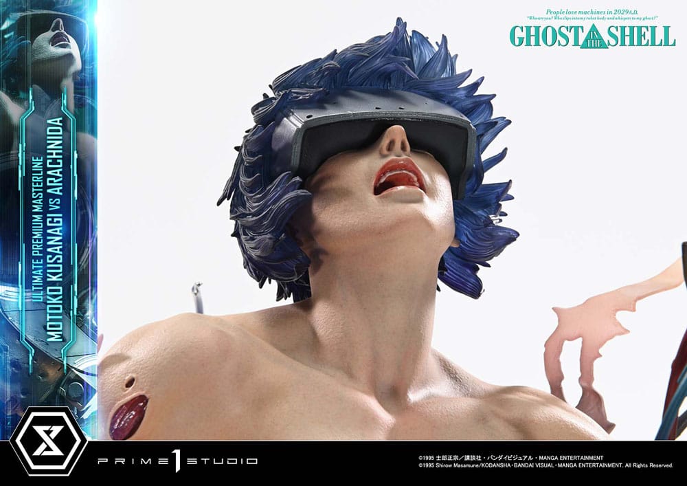 Ghost in the Shell Ultimate Premium Masterline Series Statue 1/4 Motoko Kusanagi vs Arachnida 68 cm