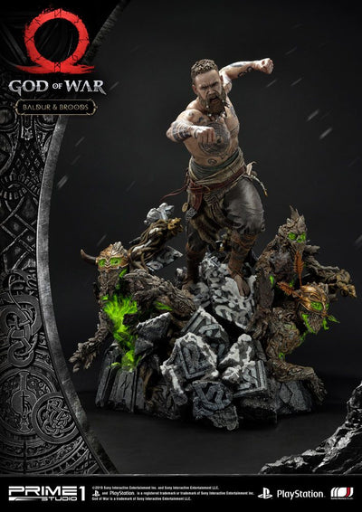 God of War (2018) Statue Baldur &amp; Broods 62 cm