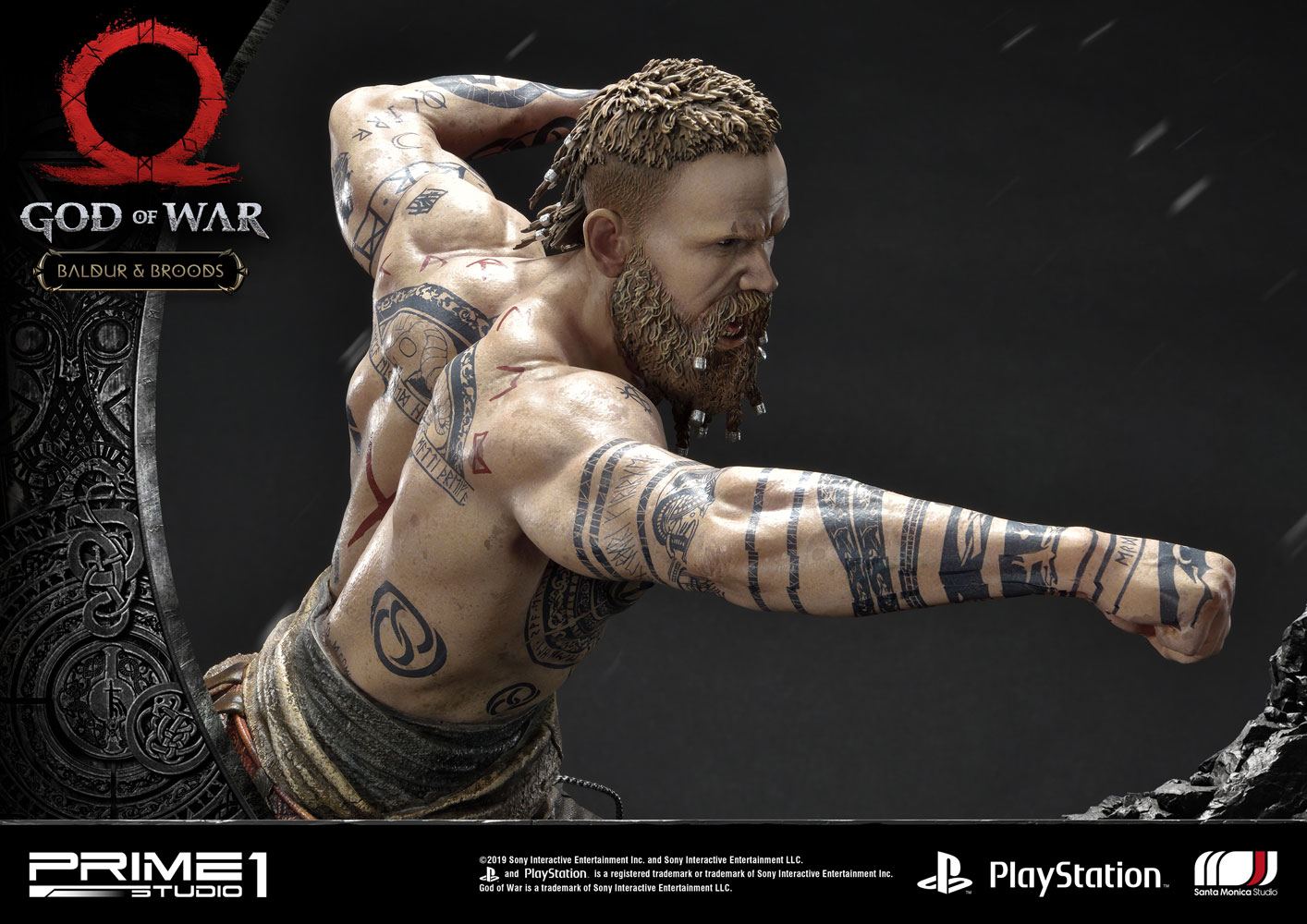 God of War (2018) Statue Baldur & Broods 62 cm