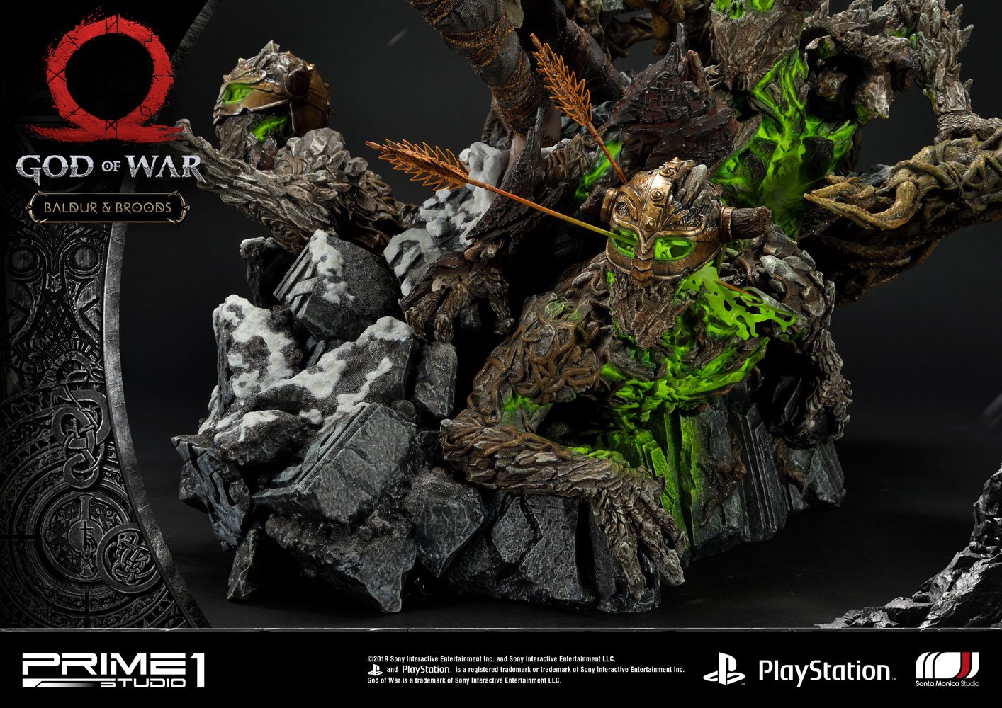 God of War (2018) Statue Baldur & Broods 62 cm