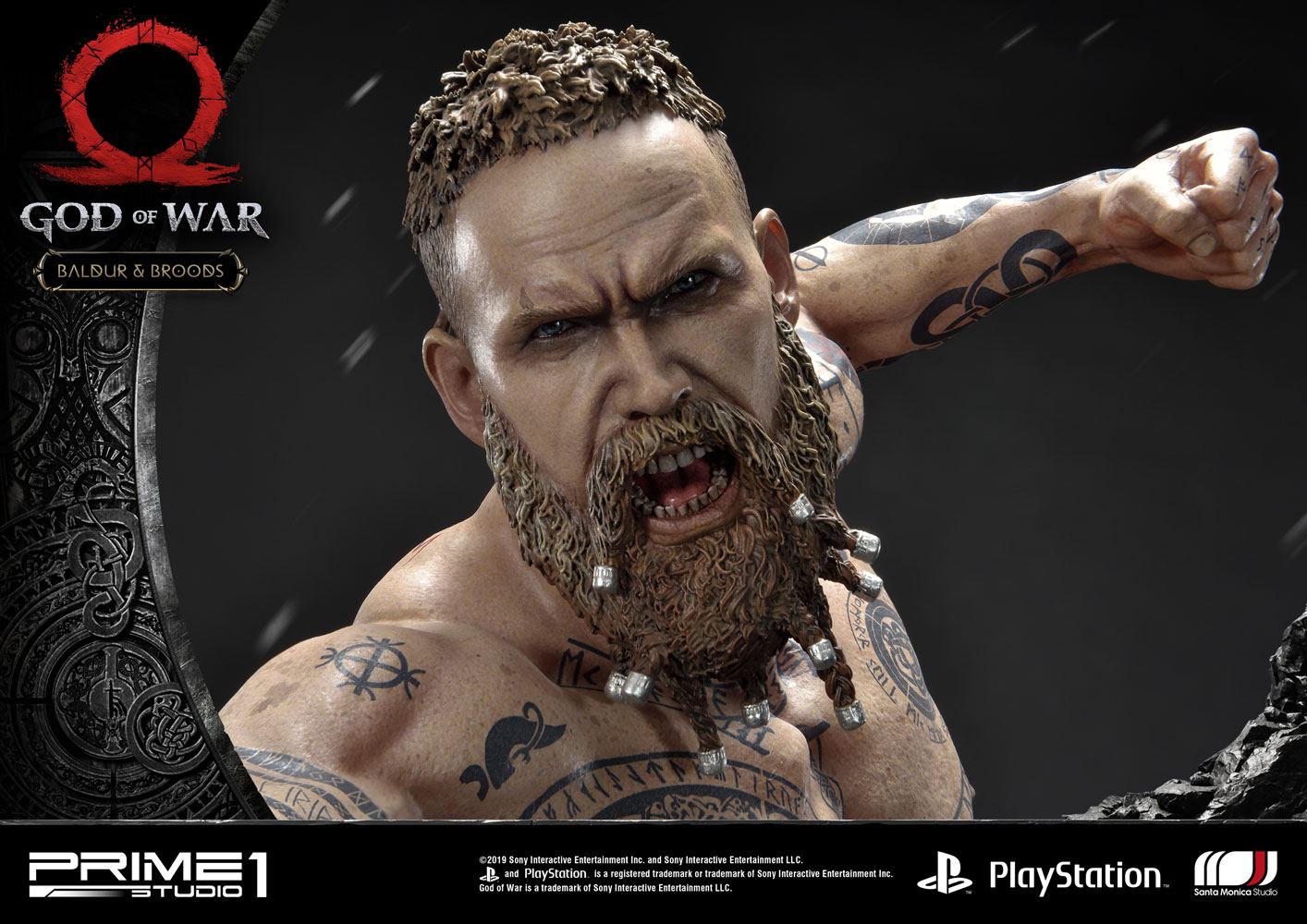 God of War (2018) Statue Baldur & Broods 62 cm