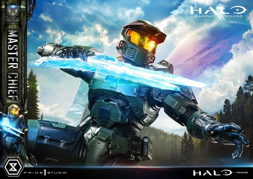 Halo Ultimate Premium Masterline Series Statue 1/4 Campaign Evolved Master Chief 78 cm