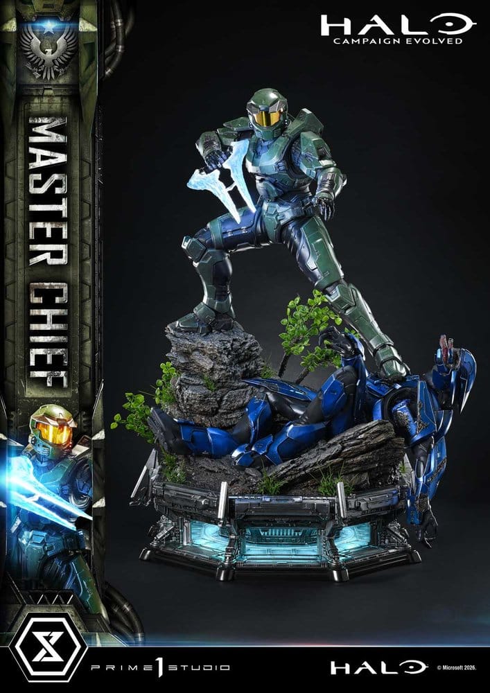 Halo Ultimate Premium Masterline Series Statue 1/4 Campaign Evolved Master Chief Bonus Version 78 cm