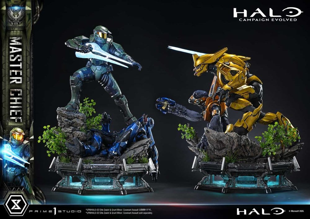 Halo Ultimate Premium Masterline Series Statue 1/4 Campaign Evolved Master Chief Bonus Version 78 cm