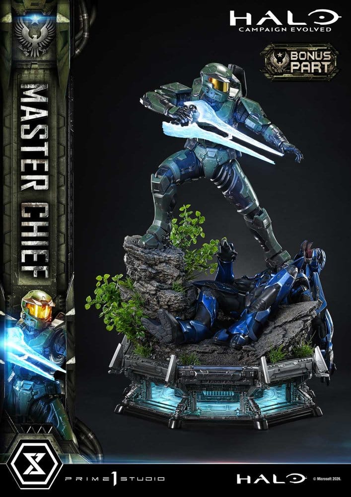 Halo Ultimate Premium Masterline Series Statue 1/4 Campaign Evolved Master Chief Bonus Version 78 cm