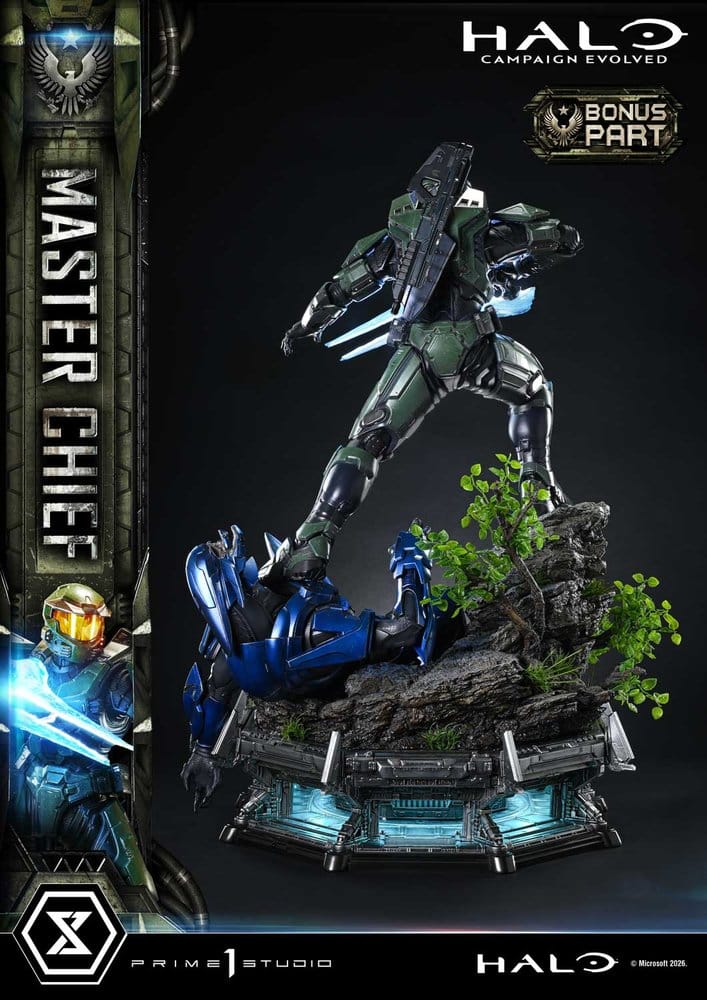 Halo Ultimate Premium Masterline Series Statue 1/4 Campaign Evolved Master Chief Bonus Version 78 cm