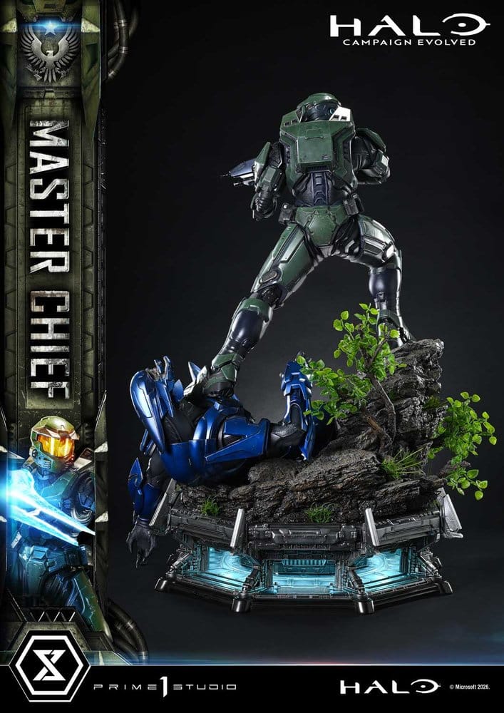 Halo Ultimate Premium Masterline Series Statue 1/4 Campaign Evolved Master Chief Bonus Version 78 cm
