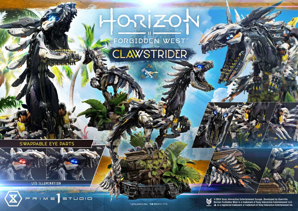 Horizon Forbidden West Ultimate Premium Masterline Series Statue 1/4 Clawstrider 68 cm