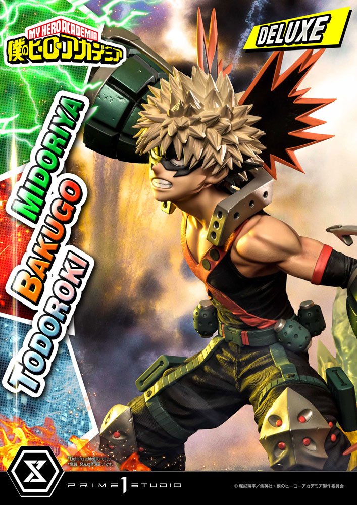 My Hero Academia Statue Midoriya, Bakugo & Todoroki Deluxe Bonus Version 69 cm