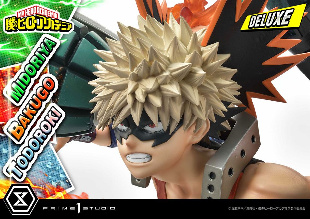 My Hero Academia Statue Midoriya, Bakugo & Todoroki Deluxe Bonus Version 69 cm