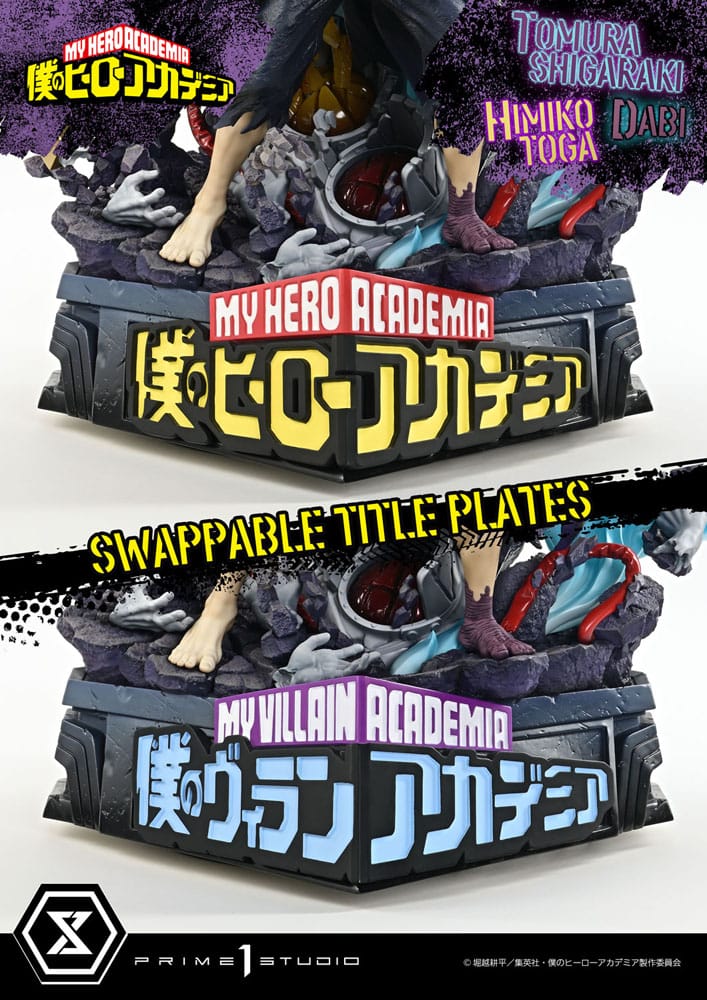 My Hero Academia Statue Ultimate Premium Masterline Tomura Tomura Shigaraki, Dabi &amp; Himiko Toga 69 cm