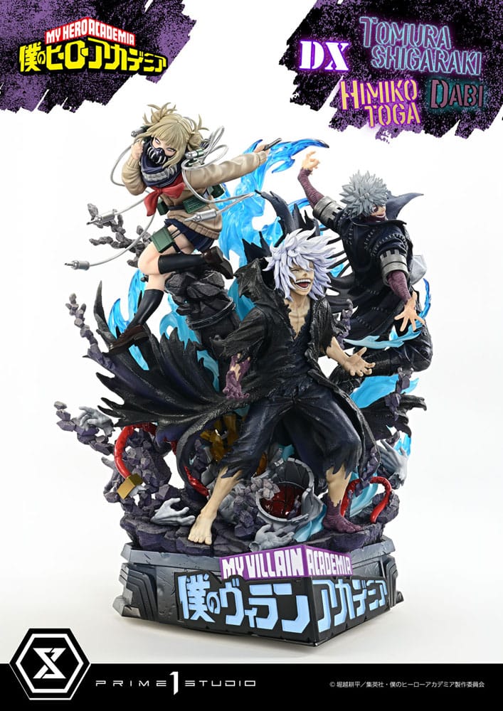 My Hero Academia Statue Ultimate Premium Masterline Tomura Tomura Shigaraki, Dabi &amp; Himiko Toga Deluxe Version 69 cm