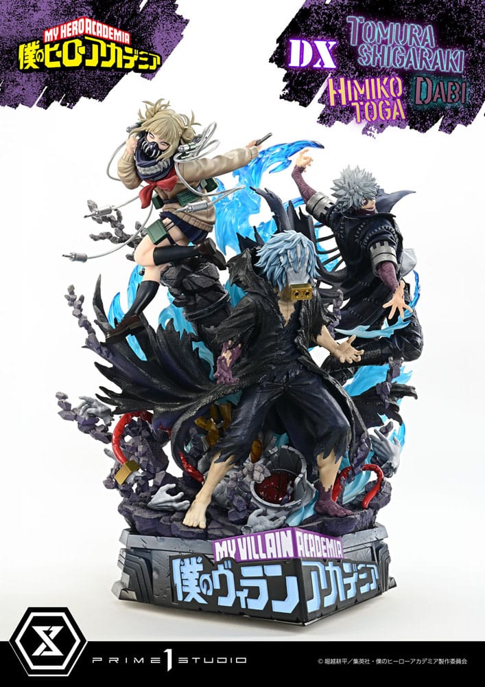 My Hero Academia Statue Ultimate Premium Masterline Tomura Tomura Shigaraki, Dabi &amp; Himiko Toga Deluxe Version 69 cm