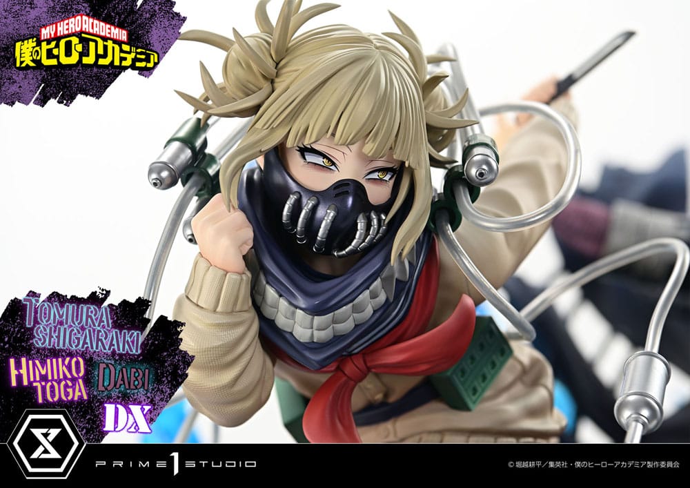 My Hero Academia Statue Ultimate Premium Masterline Tomura Tomura Shigaraki, Dabi &amp; Himiko Toga Deluxe Version 69 cm