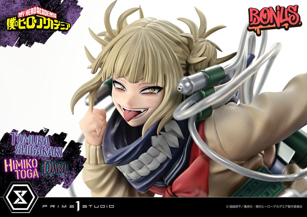 My Hero Academia Statue Ultimate Premium Masterline Tomura Tomura Shigaraki, Dabi &amp; Himiko Toga Deluxe Bonus Version 69 cm