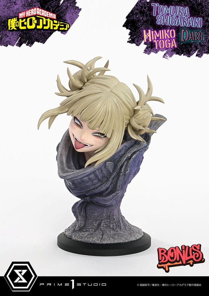 My Hero Academia Statue Ultimate Premium Masterline Tomura Tomura Shigaraki, Dabi &amp; Himiko Toga Deluxe Bonus Version 69 cm