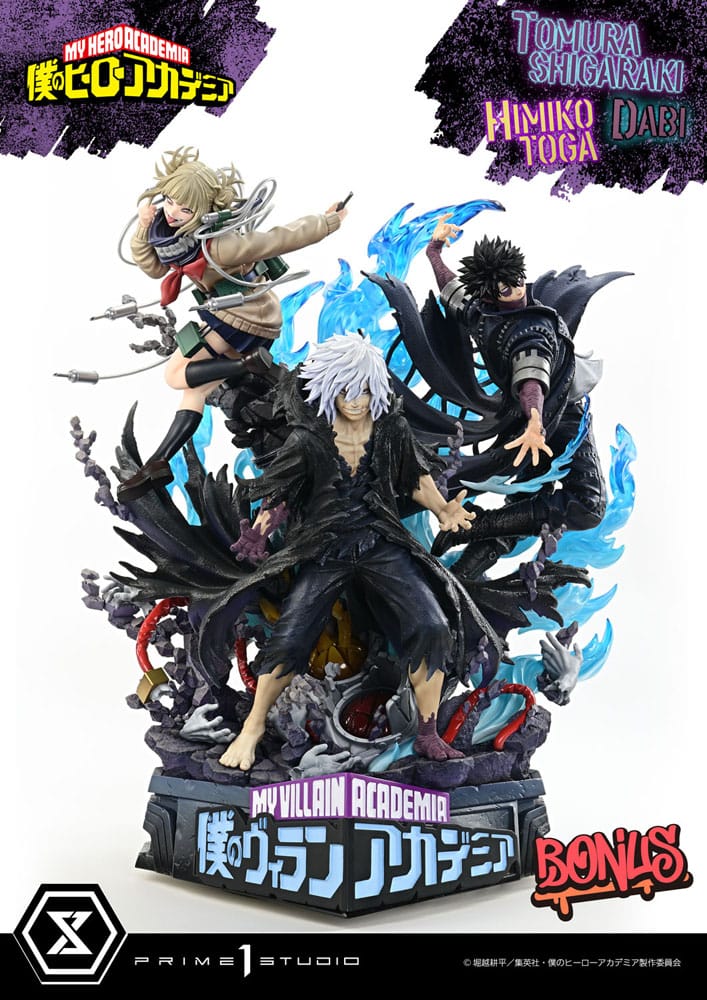 My Hero Academia Statue Ultimate Premium Masterline Tomura Tomura Shigaraki, Dabi &amp; Himiko Toga Deluxe Bonus Version 69 cm