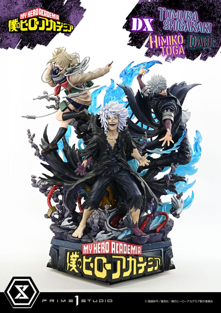 My Hero Academia Statue Ultimate Premium Masterline Tomura Tomura Shigaraki, Dabi &amp; Himiko Toga Deluxe Bonus Version 69 cm