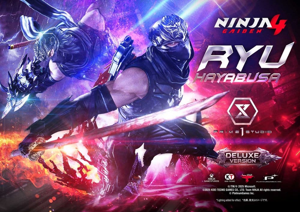 Ninja Gaiden 4 Ultimate Premium Masterline Series Statue 1/4 Ryu Hayabusa Deluxe Bonus Version 70 cm
