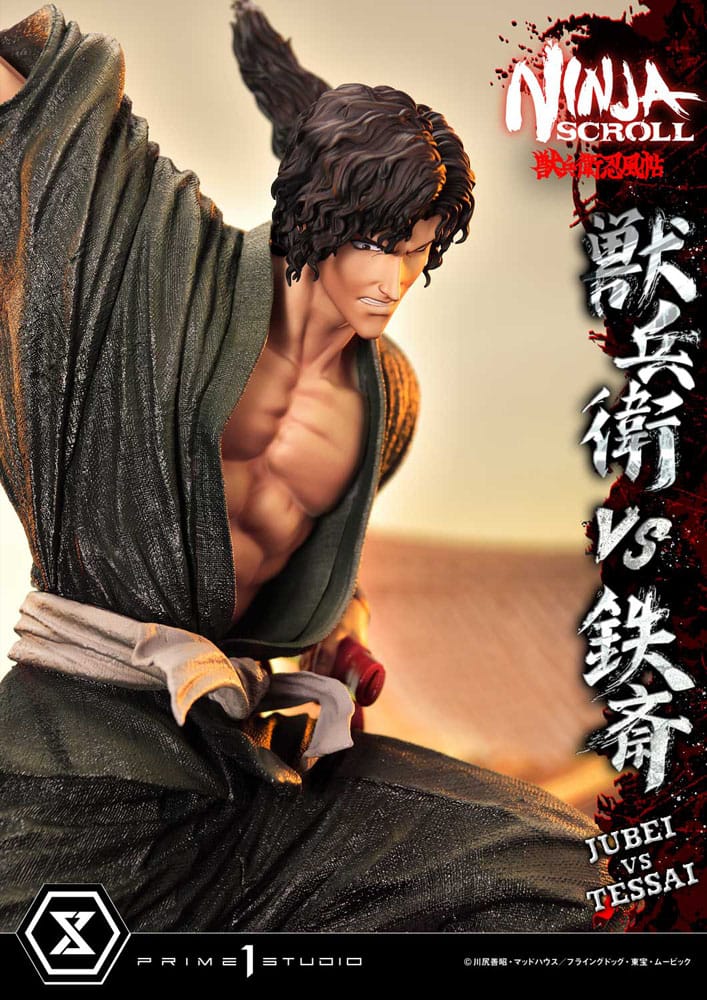 Ninja Scroll Ultimate Premium Masterline Series Statue 1/4 Jubei Versus Tessai 101 cm